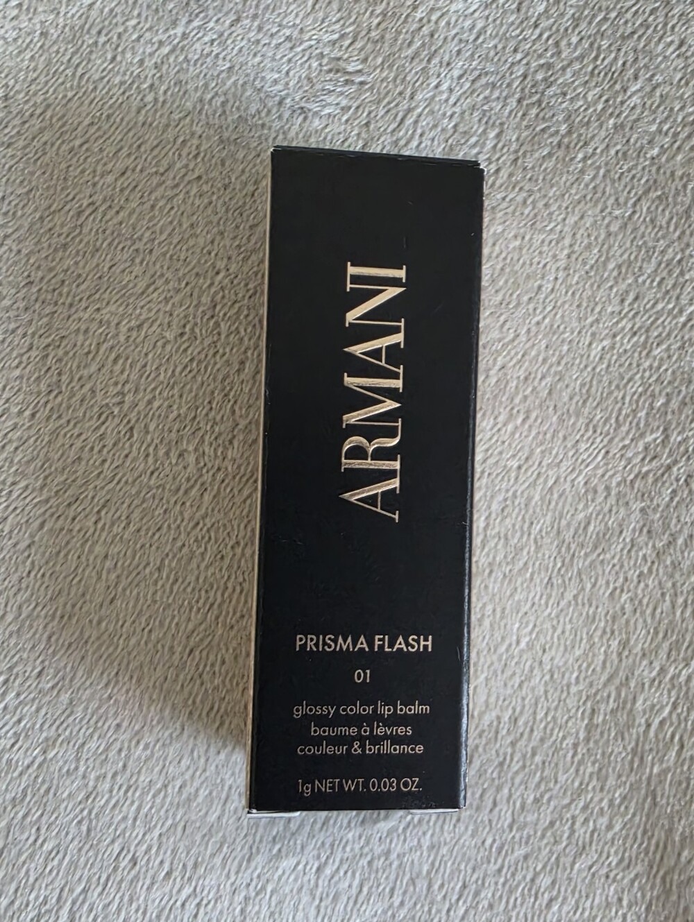 NWT MINI Armani Prisma Flash Lip Balm